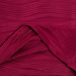 Coral One Shoulder Wave Tight Red Dress