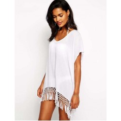 Kimono Sleeve Chiffon Striped Beachwear Kimono Sleeve Chiffon Striped Beachwear