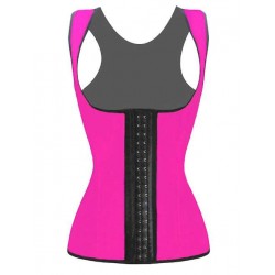 4 Steel Bones Latex Corset Girdle Vest Waist Cincher Body Shaper 4 Steel Bones Latex Corset Girdle Vest Waist Cincher Body Shaper