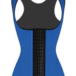 4 Steel Bones Latex Corset Girdle Vest Waist Cincher Body Shaper