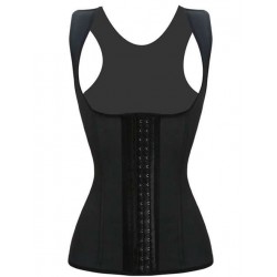 4 Steel Bones Latex Corset Girdle Vest Waist Cincher Body Shaper 4 Steel Bones Latex Corset Girdle Vest Waist Cincher Body Shaper