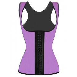 4 Steel Bones Latex Corset Girdle Vest Waist Cincher Body Shaper 4 Steel Bones Latex Corset Girdle Vest Waist Cincher Body Shaper