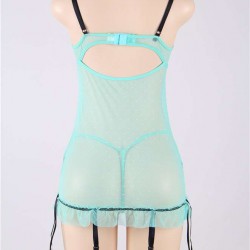 Romantic Feminine Fitted Polka Dot Chemise Romantic Feminine Fitted Polka Dot Chemise