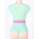 Wild Orchid Ruffled Bed Robe Wild Orchid Ruffled Bed Robe