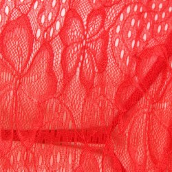 Red Soft Lace Ribbon Trim Lingerie Set Red Soft Lace Ribbon Trim Lingerie Set