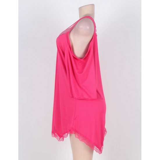 Rose Hollow Shoulder Lace Dress Rose Hollow Shoulder Lace Dress