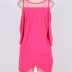 Rose Hollow Shoulder Lace Dress Rose Hollow Shoulder Lace Dress