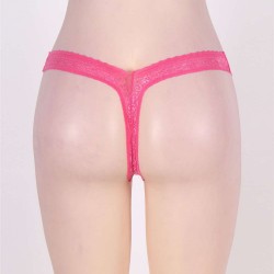 Flower Lace Pink Sexy Panty