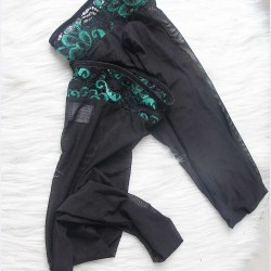 Plus Size Peacock Green Teddy