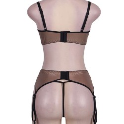 Fibi Set With Open Bra For Fat Women
