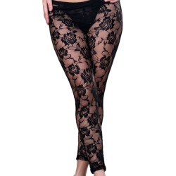 Lace&Pu legging