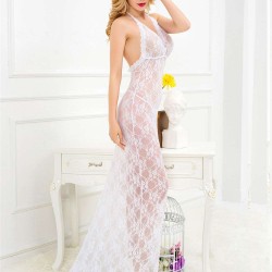 Long Lace Gown And Panty
