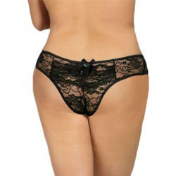 Open Crotch Black Lace Panty Open Crotch Black Lace Panty