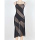 Plus size Black Lace Transparent Long Dress Plus size Black Lace Transparent Long Dress