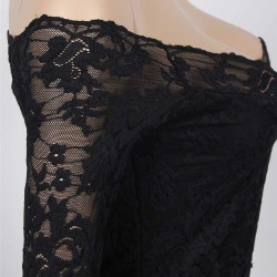 Plus Size Lace Long Dress