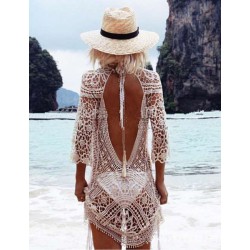 Knitted Hollow out Beach Dress Knitted Hollow out Beach Dress