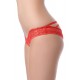 Caged Back Open Crotch Red Lace Panty Caged Back Open Crotch Red Lace Panty