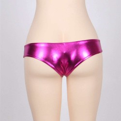 Sexy Rosy Metallic Shorts