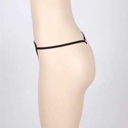 Sexy Black Lace G-String