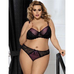 Plus Size Naughty Purple Bra Set Plus Size Naughty Purple Bra Set