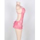 Sexy Pink Lace Backless Babydoll Sexy Pink Lace Backless Babydoll