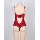 Red Lace And Cranberry Teddy Lingerie Red Lace And Cranberry Teddy Lingerie