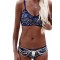 Blue Gypsy Bohemian Print Bikini Swimsuit