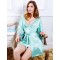 Two-Piece Satin Mint Green Sleepwear