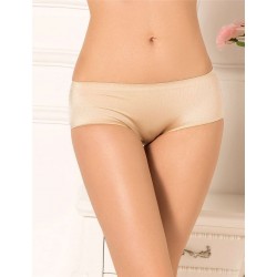 Plus Size Champagne Silky Flash Soft Sexy Panty Plus Size Champagne Silky Flash Soft Sexy Panty