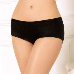 Black Plus Size Flash Silky Soft Sexy Panty