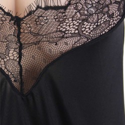 Plus Size Charming Black Sheer Mesh Lace Teddy Lingerie Plus Size Charming Black Sheer Mesh Lace Teddy Lingerie