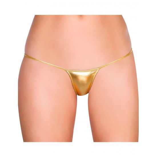 Exotic Micro Shiny Golden G String Thongs Exotic Micro Shiny Golden G String Thongs