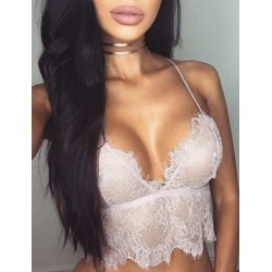White Lace Bralette Top White Lace Bralette Top