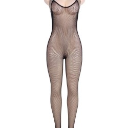 Mesh Backless Bodystocking