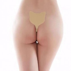 Biological Glue Ultrafine Lastic Ice Silk Cat Shape Invisible Briefs