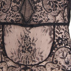 Exquisite Lace Sleeve Teddy