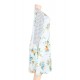 Plus Size White Floral Print Stripe Raglan Sleeve Dress Plus Size White Floral Print Stripe Raglan Sleeve Dress