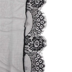 Plus Size Black Delicate Lace Long Sleepwear Gown Plus Size Black Delicate Lace Long Sleepwear Gown