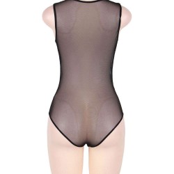 Plus Size Black Exquisite Lace Sexy Teddy Plus Size Black Exquisite Lace Sexy Teddy