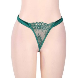 Plus Size Seduction Green Lace Transparente Sexy Babydoll