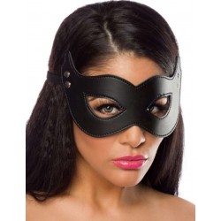 Black Leather Eye Mask