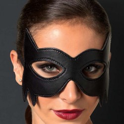 Black Leather Eye Mask