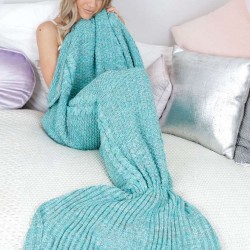 Mermaid tail blanket
