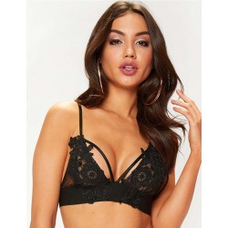Black Lace Bralette Top Black Lace Bralette Top