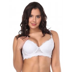 White high-quality lace comfortable T-shirt bra White high-quality lace comfortable T-shirt bra