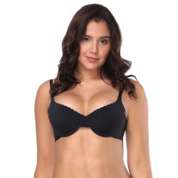 Black Smooth Seamless Push Up comfortable T-shirt bra Black Smooth Seamless Push Up comfortable T-shirt bra