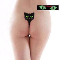 Noctilucent  gel ultra-fine ice cat-shaped invisible underwear