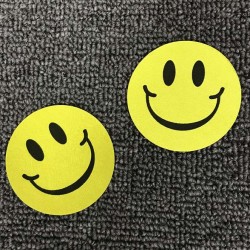 Smiling face Nipple Cover