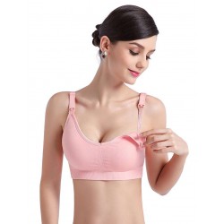Pink Comfort Breast-feeding Nursing Bra Pink Comfort Breast-feeding Nursing Bra