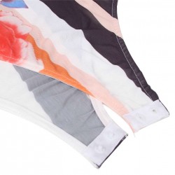 Fashion Printed Tulle Teddy Fashion Printed Tulle Teddy